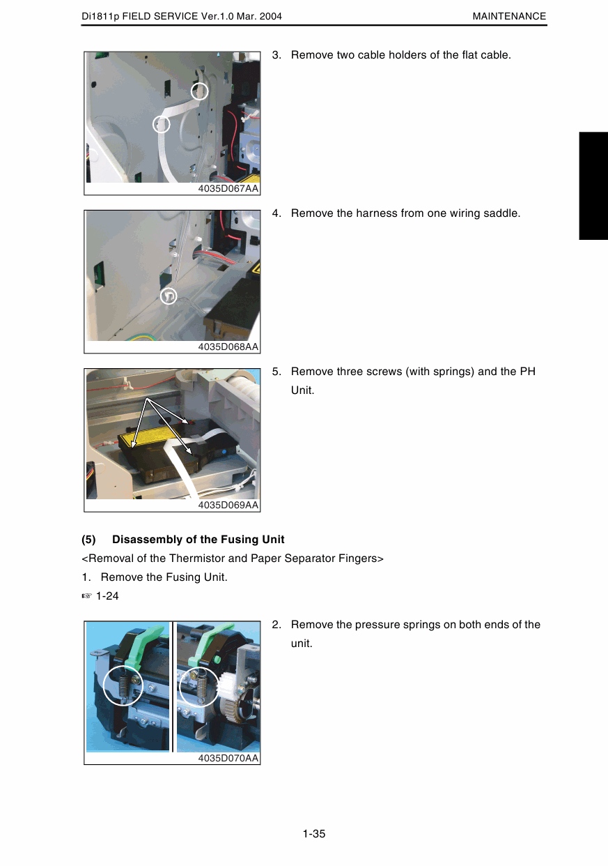 Konica-Minolta MINOLTA Di1811p FIELD-SERVICE Service Manual-2